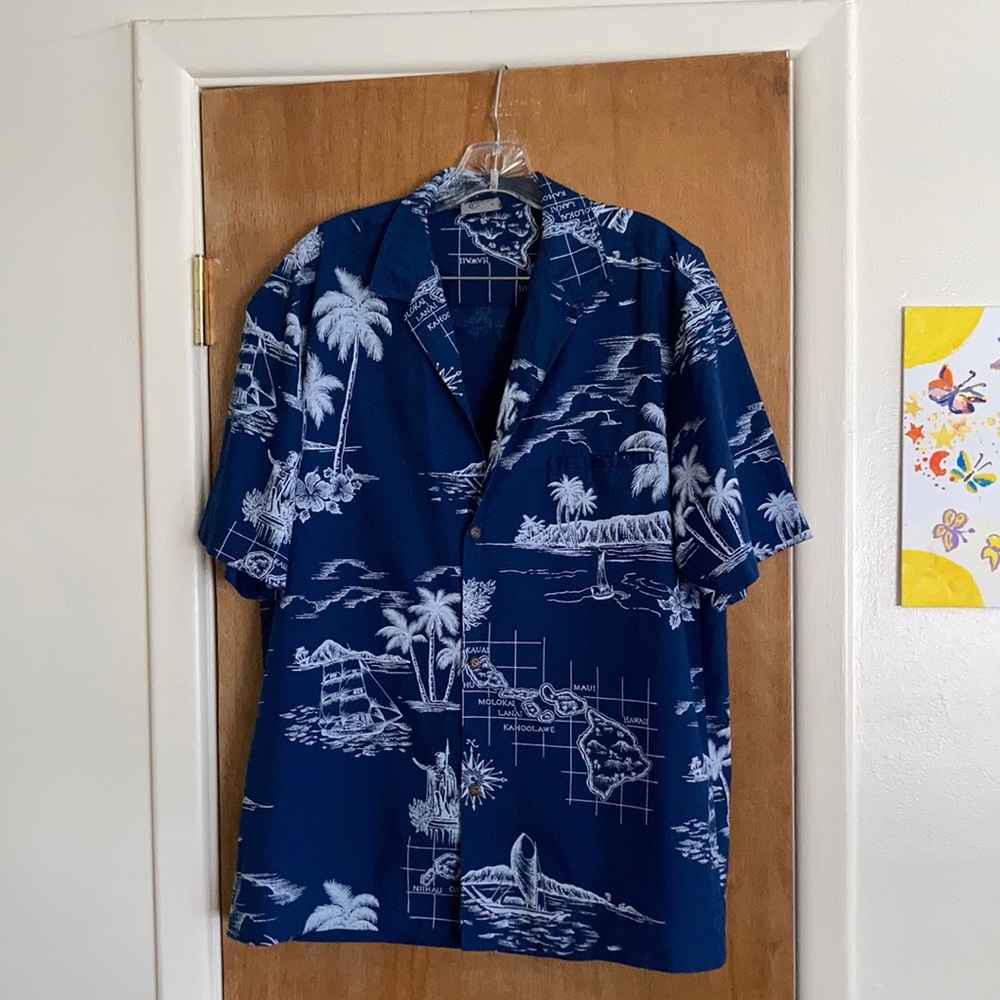 Royal Creations Authentic Hawaiian S/S Buttondown